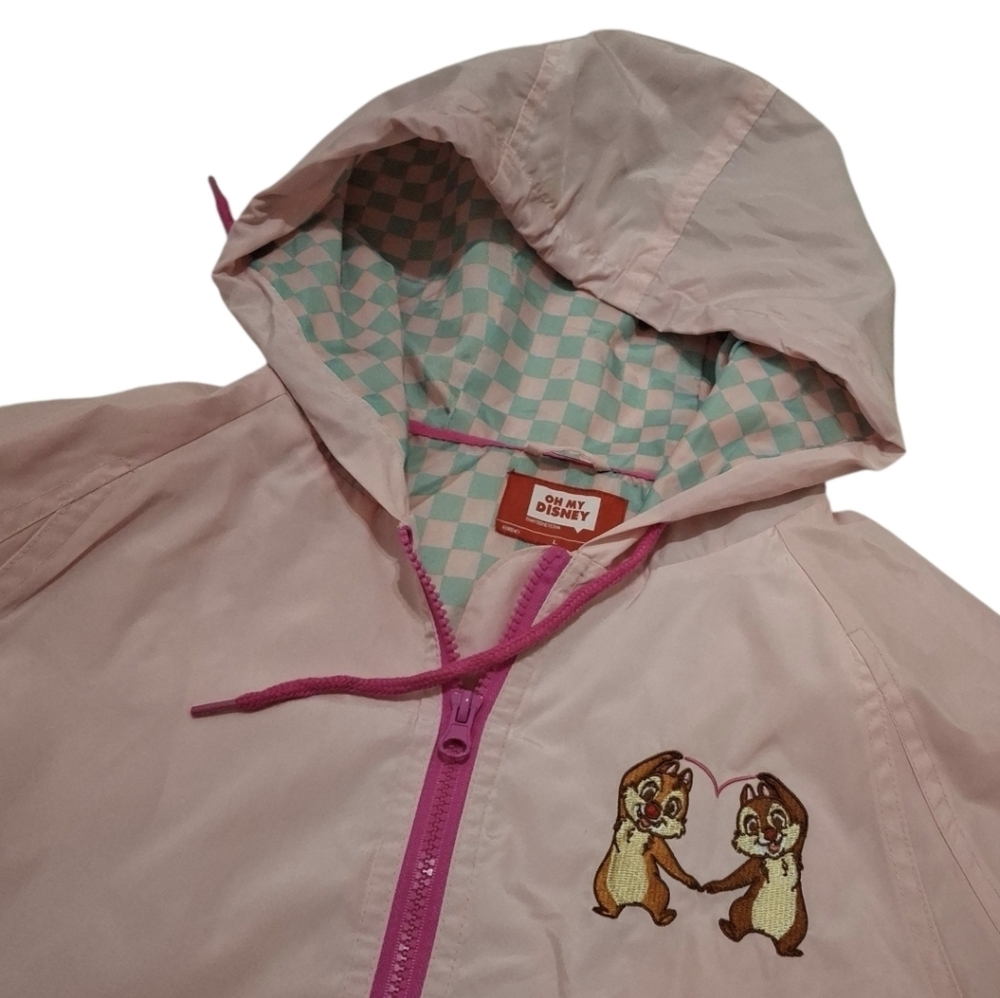 Disney Store Chip N Dale Windbreaker Jacket Size L - Picture 2 of 8